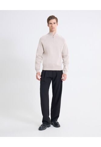 Pantalón Sastre De Corte Actual  Para Hombre Negro Seven Seven Seven Seven