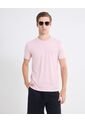 Camiseta Slim Ajustada   Para Hombre Rosado Seven Seven de Seven Seven