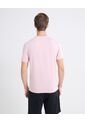 Camiseta Slim Ajustada   Para Hombre Rosado Seven Seven de Seven Seven