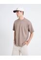 Camiseta Comfort De Ajuste Relajado  Para Hombre Café Seven Seven de Seven Seven