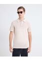 Polo Tejido De Relieve  Para Hombre Beige Seven Seven de Seven Seven