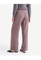 Pantalón Amplio Con Ajuste En Cintura  Para Mujer Café Seven Seven de Seven Seven