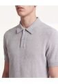 Polo Tricot  Regular  Para Hombre Gris Seven Seven de Seven Seven