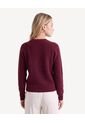 Saco Tejido De Largo Equilibrado  Para Mujer Vino Seven Seven de Seven Seven