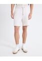 Bermuda Rústica De Cordón Ajustable  Para Hombre Beige Seven Seven de Seven Seven
