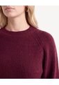 Saco Tejido De Largo Equilibrado  Para Mujer Vino Seven Seven de Seven Seven
