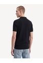 Polo Tejido En Tricot  Para Hombre Negro Seven Seven de Seven Seven