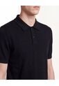 Polo Tejido En Tricot  Para Hombre Negro Seven Seven de Seven Seven