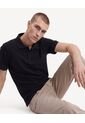 Polo Regular Sport  Para Hombre Negro Seven Seven de Seven Seven