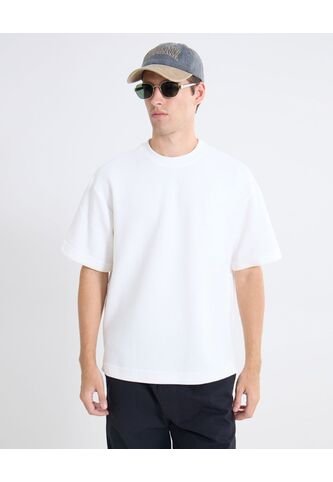 Camiseta Silueta Relajada  Para Hombre Blanco Seven Seven Seven Seven