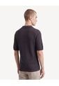 Polo Tejido Abierto  Para Hombre Gris Seven Seven de Seven Seven