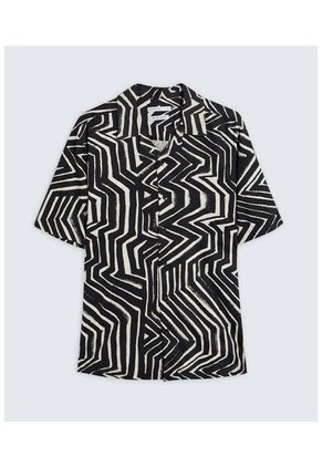 Camisa Para Hombre Manga Corta  Color Negro Marca Seven Seven #45012093