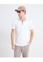 Polo Contraste Frontal  Para Hombre Blanco Seven Seven de Seven Seven