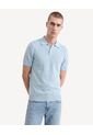 Polo Confort En Tricot  Para Hombre Celeste Seven Seven de Seven Seven