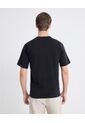 Camiseta Tejida De Relieve Sutil  Para Hombre Negro Seven Seven de Seven Seven