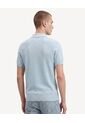 Polo Confort En Tricot  Para Hombre Celeste Seven Seven de Seven Seven