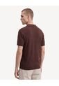 Polo De Textura Perforada  Para Hombre Café Seven Seven de Seven Seven