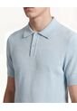 Polo Confort En Tricot  Para Hombre Celeste Seven Seven de Seven Seven