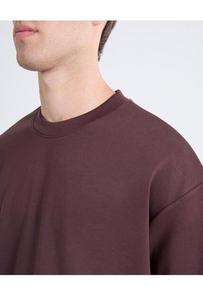 Camiseta Comfort De Ajuste Relajado  Para Hombre Café Seven Seven