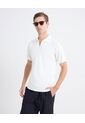 Polo Tejido De Punto  Para Hombre Blanco Seven Seven de Seven Seven