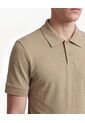 Polo Sport En Tejido  Para Hombre Camel Seven Seven de Seven Seven