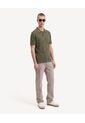 Polo Tejido De Ajuste  Para Hombre Verde Seven Seven de Seven Seven