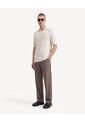Polo Tricot Tipo Malla  Para Hombre Beige Seven Seven de Seven Seven