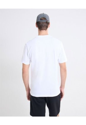 Camiseta Gráfico Discreto  Para Hombre Blanco Seven Seven
