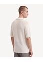 Polo Tricot Tipo Malla  Para Hombre Beige Seven Seven de Seven Seven