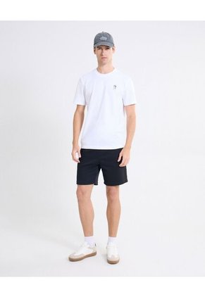 Camiseta Gráfico Discreto  Para Hombre Blanco Seven Seven