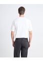 Camiseta Tejida Texturizada  Para Hombre Blanco Seven Seven de Seven Seven