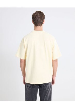 Camiseta Bordado Frontal  Para Hombre Amarillo Seven Seven