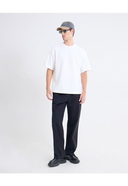 Pantalón Jogger De Ajuste Relajado  Para Hombre Negro Seven Seven