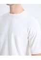 Camiseta Tejida Texturizada  Para Hombre Blanco Seven Seven de Seven Seven