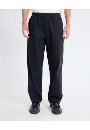 Pantalón Jogger De Ajuste Relajado  Para Hombre Negro Seven Seven