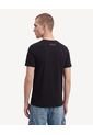 Camiseta Con Diseño Posterior  Para Hombre Negro Seven Seven de Seven Seven