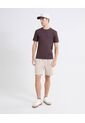 Bermuda Punto De Relieve Sutil  Para Hombre Beige Seven Seven de Seven Seven