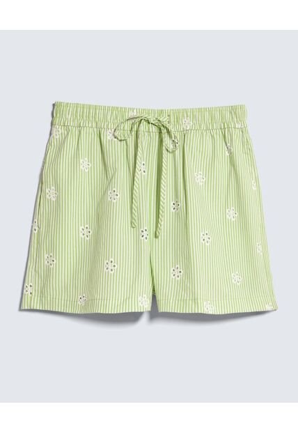 Short Para Mujer Multiusos Plano Color Verde Marca Seven Seven #28191086