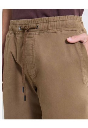 Pantalón Jogger De Caída Amplia  Para Hombre Café Seven Seven