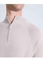 Saco Tejido Half Zipper  Para Hombre Beige Seven Seven de Seven Seven