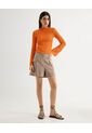 Short Para Mujer Mom Color Taupe Marca Seven Seven #28191083 de Seven Seven