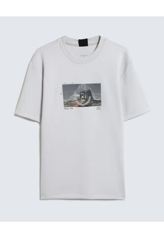 Camiseta Para Hombre Manga Corta Color Gris  Marca Seven Seven #45092509 Seven Seven