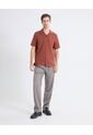 Pantalón Sastre De Doble Pinza  Para Hombre Taupe Seven Seven de Seven Seven