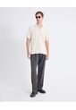 Pantalón Sastre De Corte Actual  Para Hombre Gris Seven Seven de Seven Seven