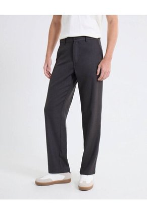 Pantalón Tejido Binado De Apariencia Limpia  Para Hombre Negro Seven Seven