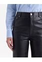 Pantalón Barrel Acabado Recubierto  Para Mujer Negro Seven Seven de Seven Seven