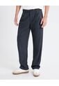 Pantalón Sastre De Doble Pinza  Para Hombre Negro Seven Seven de Seven Seven
