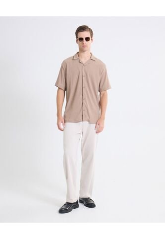 Pantalón Acabado Piqué  Para Hombre Arena Seven Seven Seven Seven