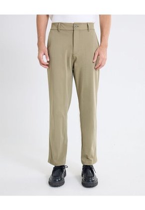 Pantalón Acabado Piqué  Para Hombre Verde Seven Seven