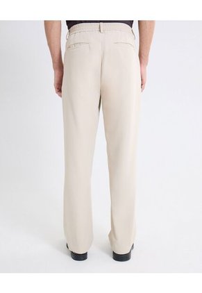 Pantalón Sastre De Corte Actual  Para Hombre Arena Seven Seven